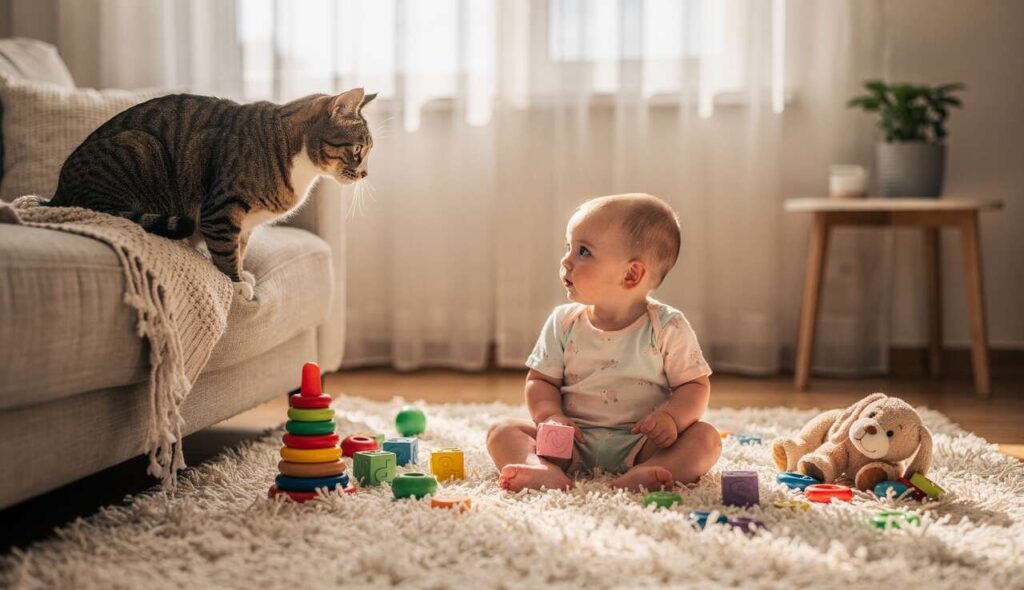 The Mistakes Almost All Parents Make When They Have a Cat and a Baby